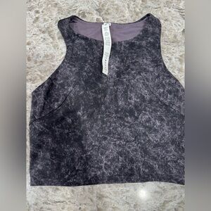 lululemon athletica Black and Gray Tank Top